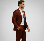 Rocal Outlet | Men’s Slim Suit Set – Digital Print Comfort