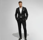 Rocal Outlet | Men’s Slim Suit Set – Digital Print Comfort