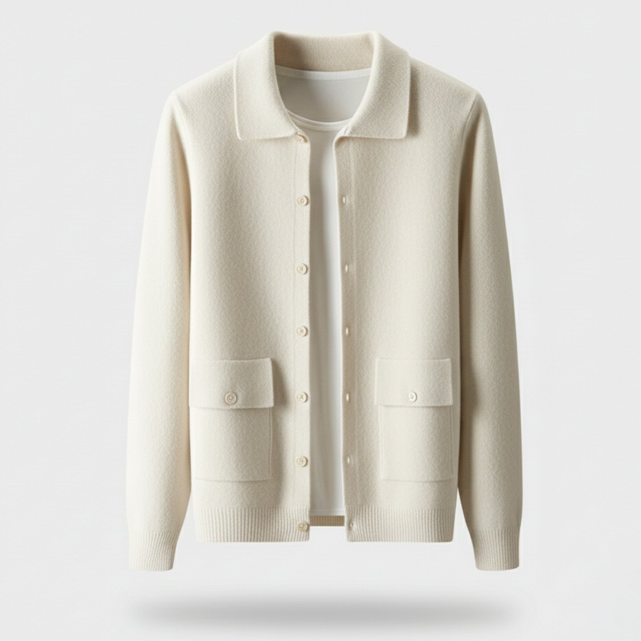Rocal Outlet | Cárdigan de Lana para Hombre – Polo Clásico