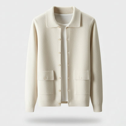 Rocal Outlet | Cárdigan de Lana para Hombre – Polo Clásico