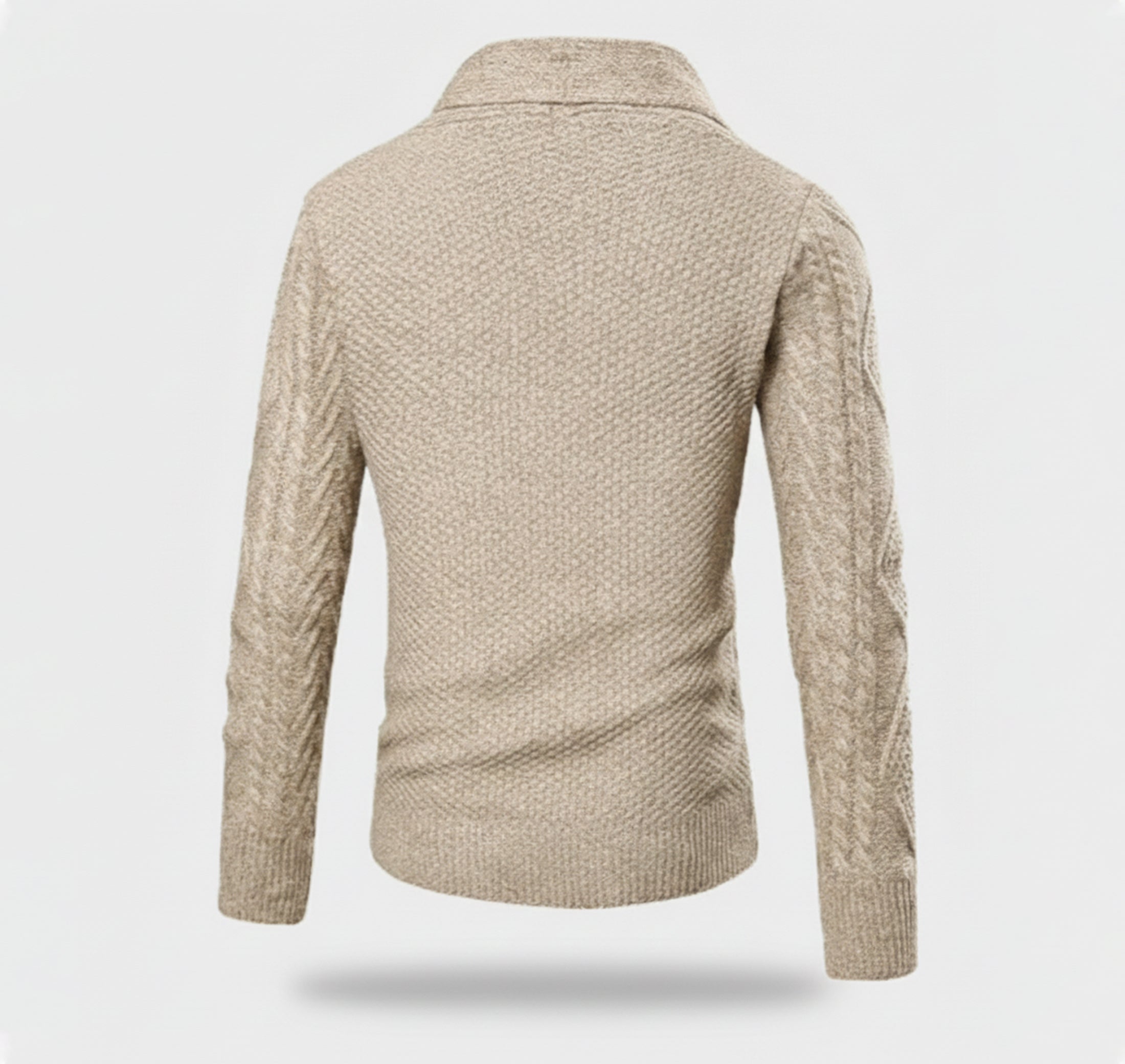Rocal Outlet | Men’s Knit Cardigan Jacket – Jacquard Warm Edition