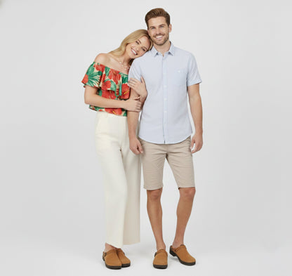 Rocal Outlet | Zuecos unisex de ante – comodidad con puntera cerrada