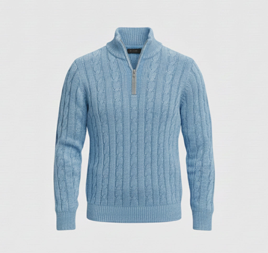 Rocal Outlet | Men’s Wool Sweater – Mock Neck Classic