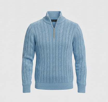 Rocal Outlet | Suéter de lana para hombre – Clásico con cuello semi-alto