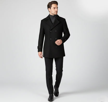 Rocal Outlet | Abrigo clásico de lana para hombre – edición moderna y casual