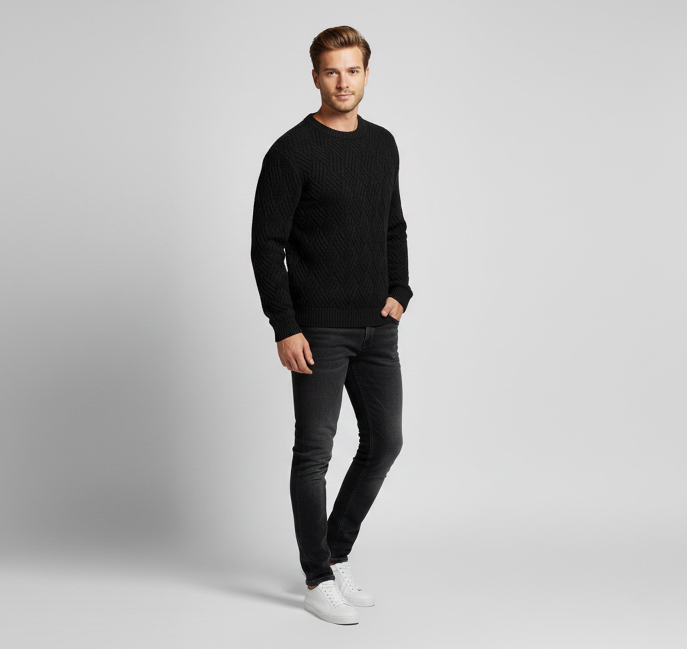 Rocal Outlet | Jersey casual de hombre – Corte relajado para otoño