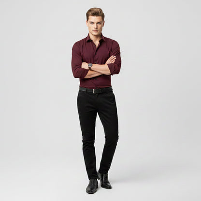 Rocal Outlet | Camisa de hombre de manga larga – Edición casual pulida