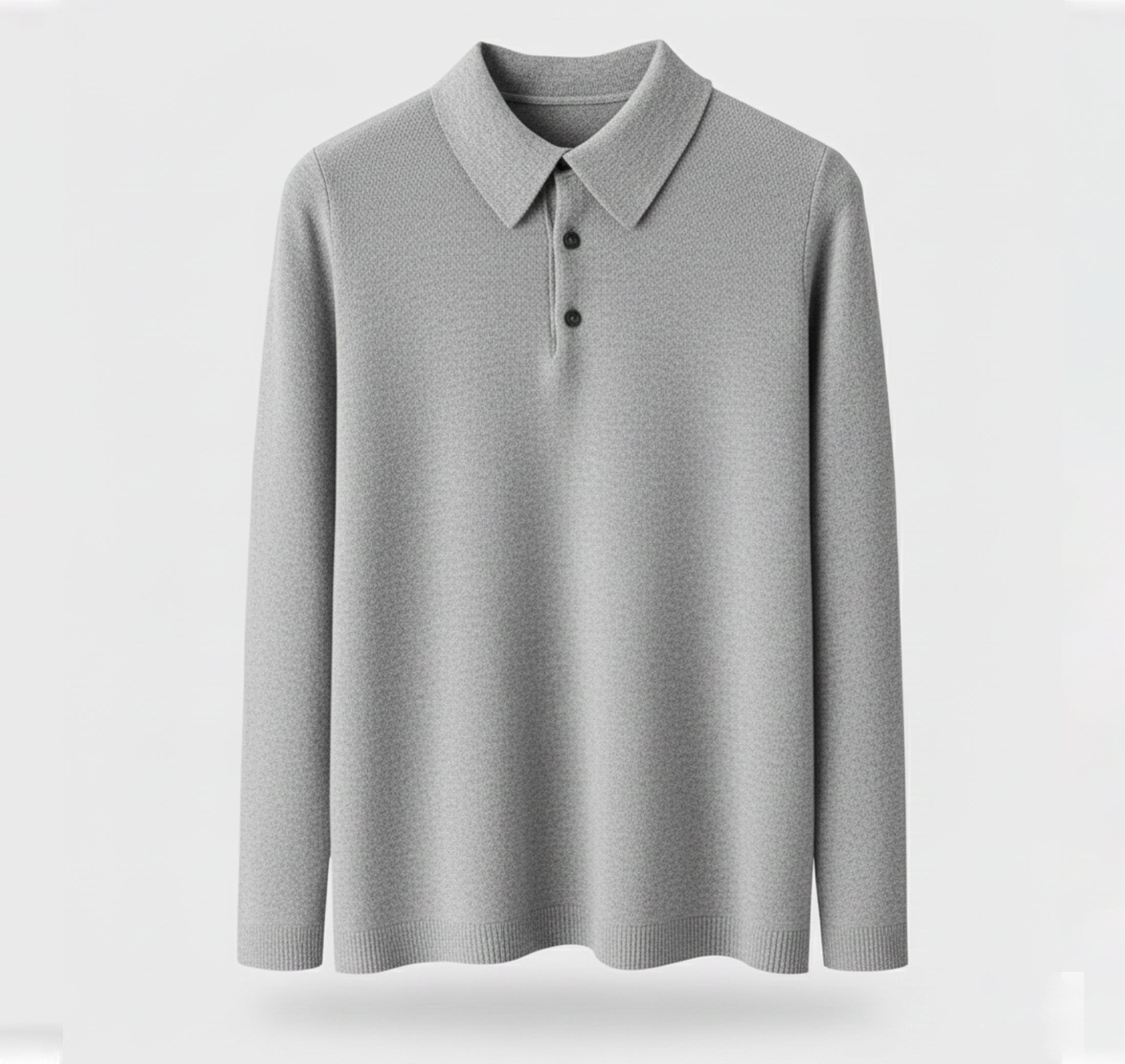 Rocal Outlet | Jersey de Punto con Cuello Polo para Hombre – Capa Diaria Cálida