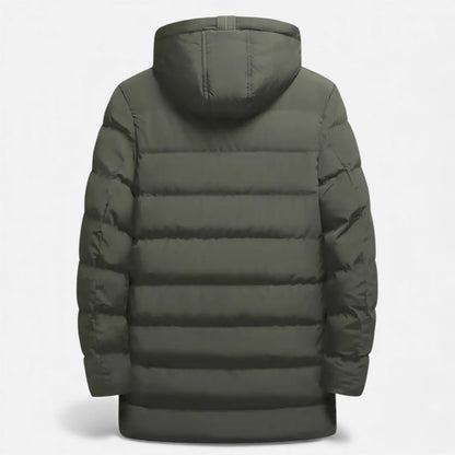 Rocal Outlet | Abrigo largo de hombre – esencial casual con capucha