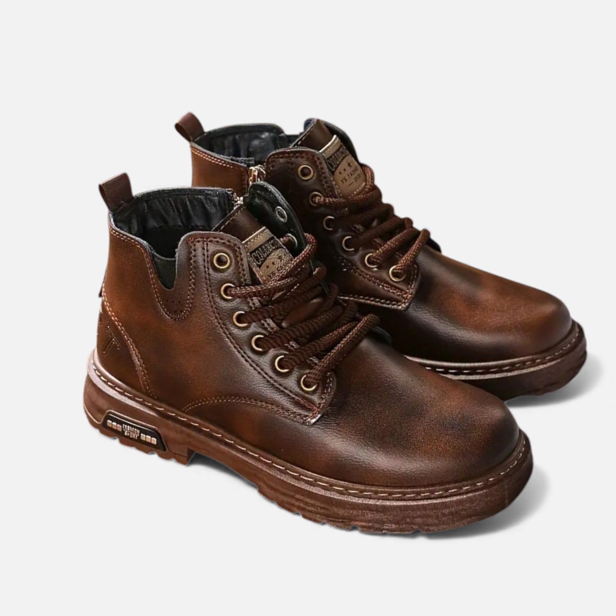 Rocal Outlet | Botas Vintage para Hombre – Clásicas Cortas con Cordones