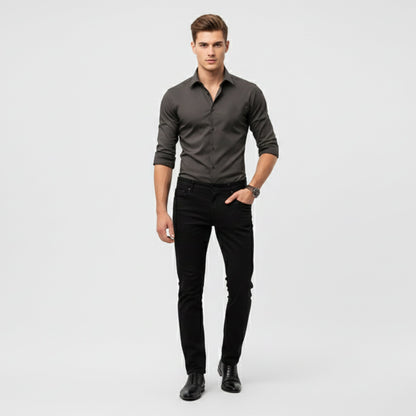 Rocal Outlet | Camisa de hombre de manga larga – Edición casual pulida
