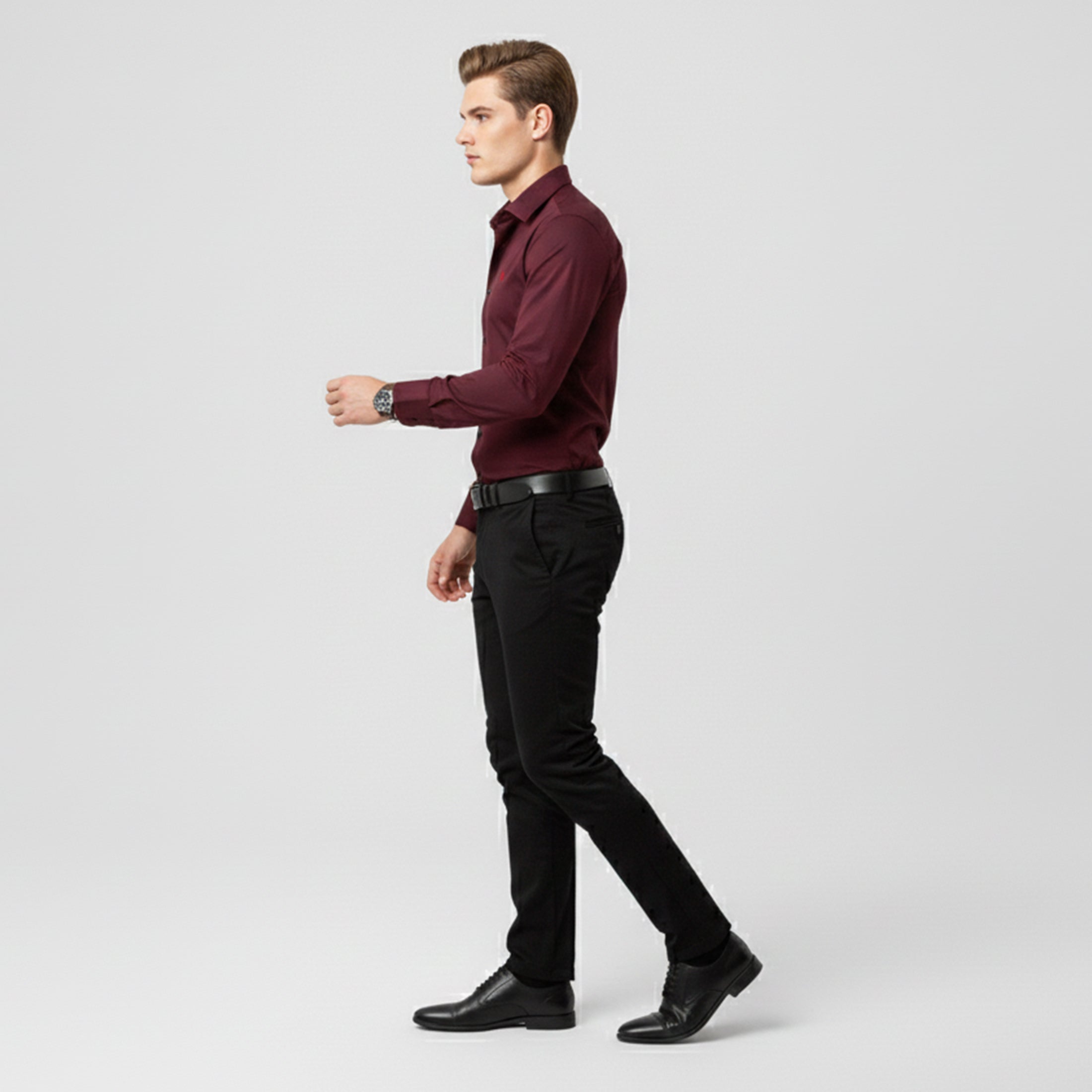 Rocal Outlet | Camisa de hombre de manga larga – Edición casual pulida