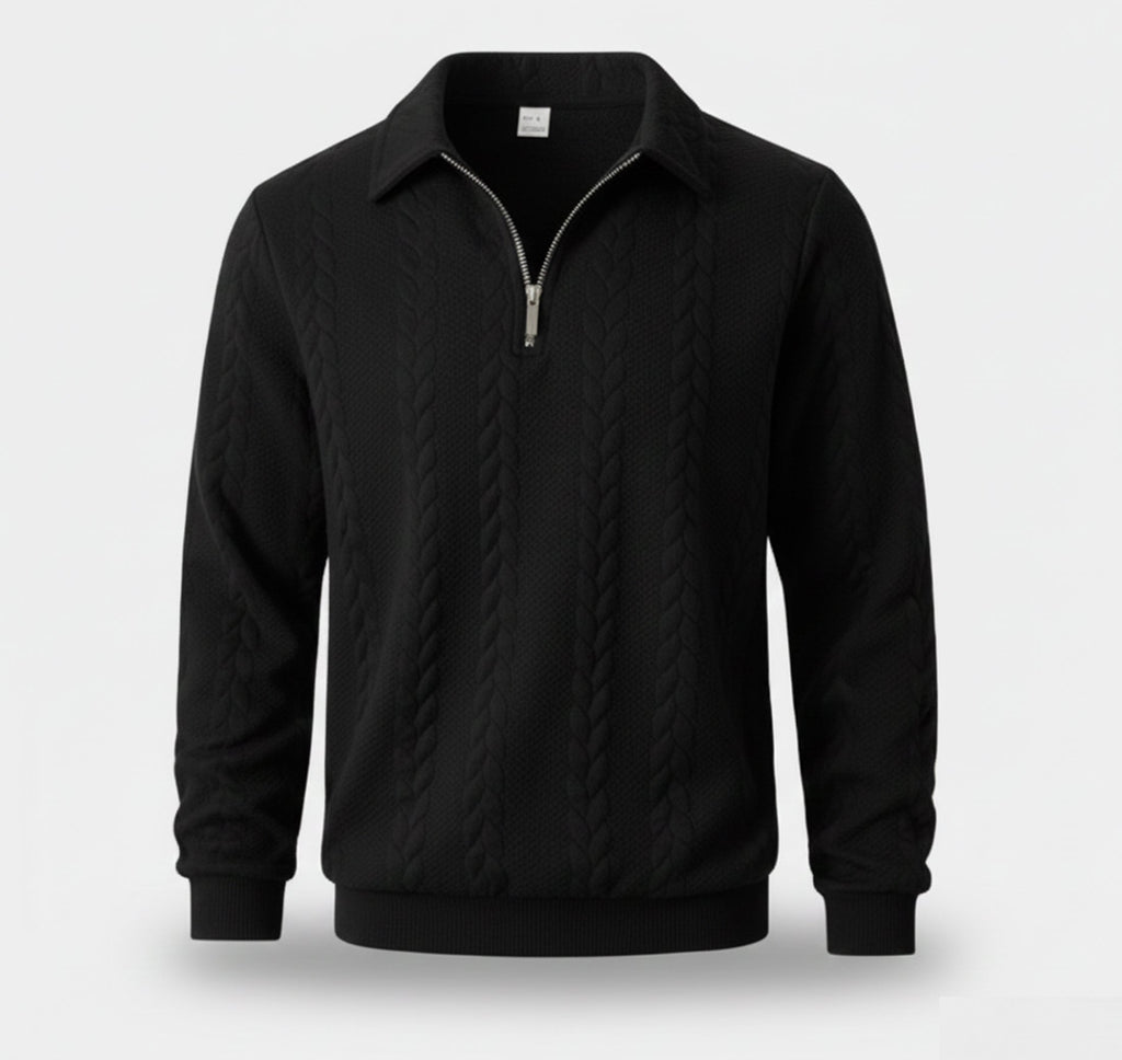 Rocal Outlet | Men’s Jacquard Knitwear – Loose Lapel Classic