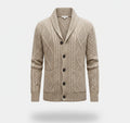 Rocal Outlet | Men’s Knit Cardigan Jacket – Jacquard Warm Edition