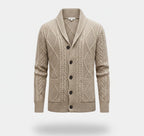 Rocal Outlet | Men’s Knit Cardigan Jacket – Jacquard Warm Edition