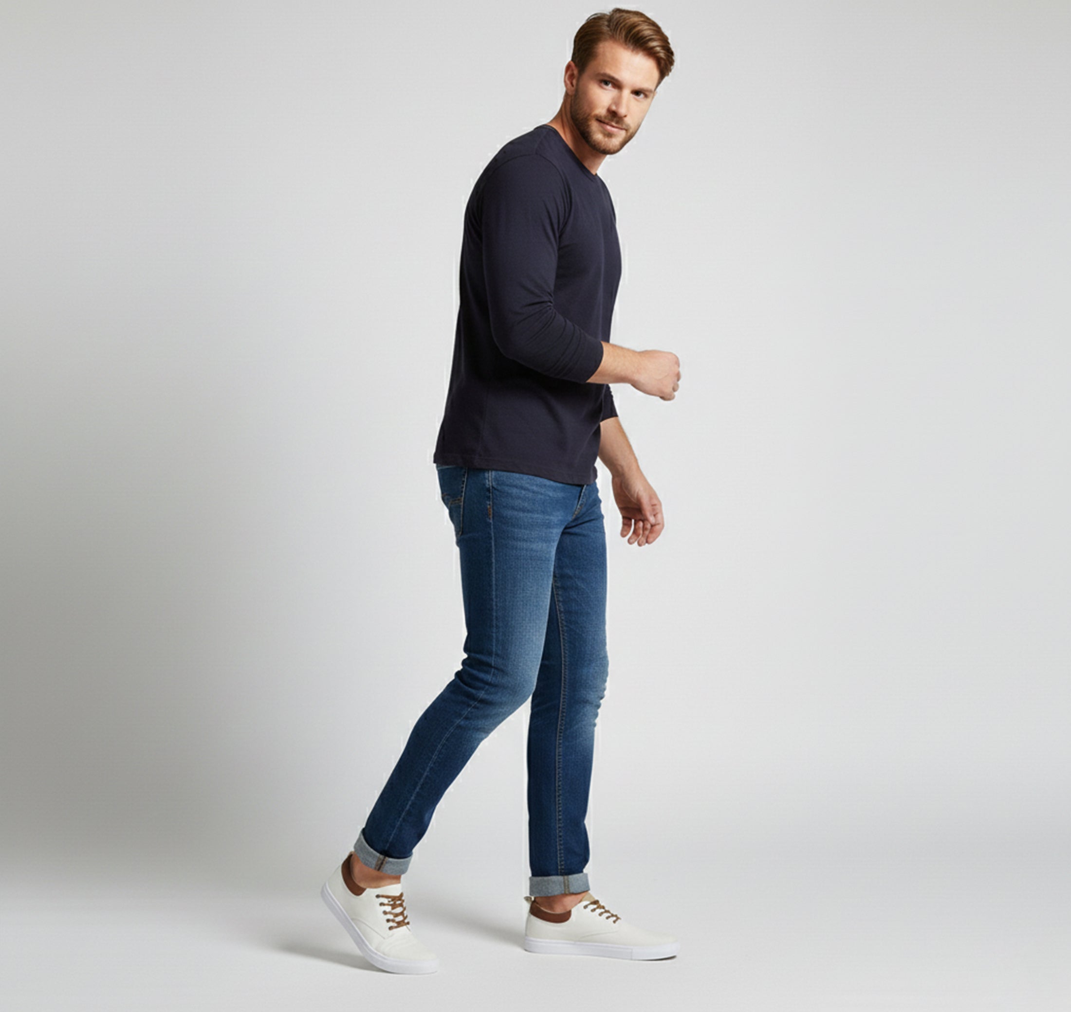Rocal Outlet | Zapatillas deportivas de lona para hombre – Ajuste deportivo diario