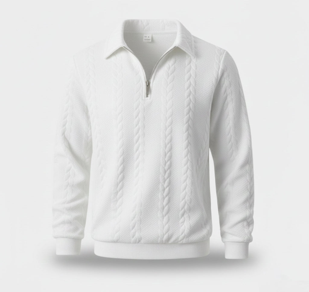 Rocal Outlet | Men’s Jacquard Knitwear – Loose Lapel Classic