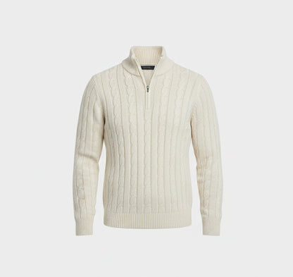 Rocal Outlet | Suéter de lana para hombre – Clásico con cuello semi-alto
