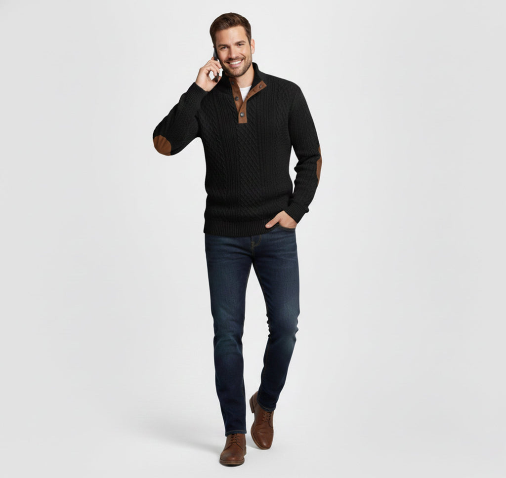 Rocal Outlet | Men’s Winter Pullover – Cozy Loose-Fit Knit