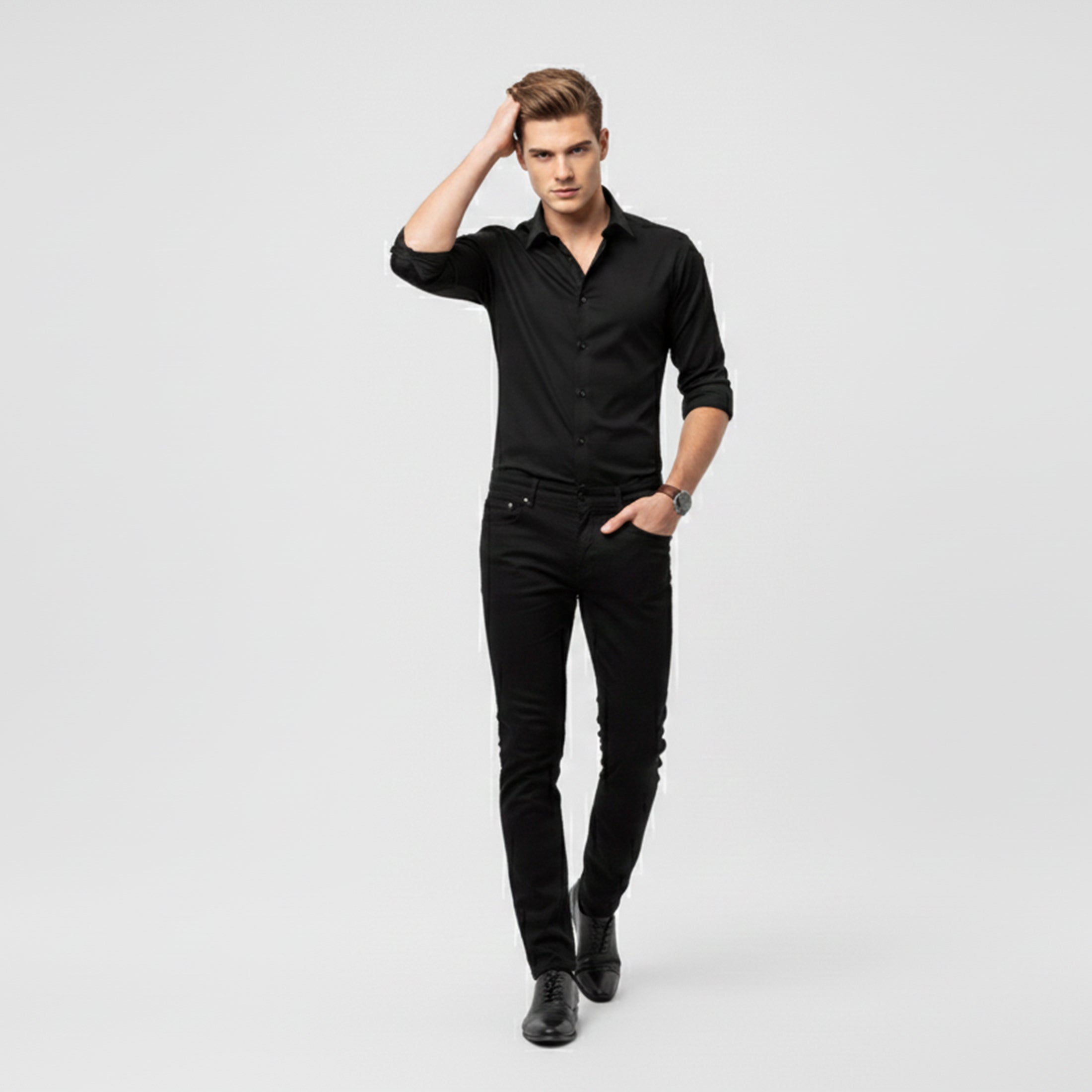 Rocal Outlet | Camisa de hombre de manga larga – Edición casual pulida