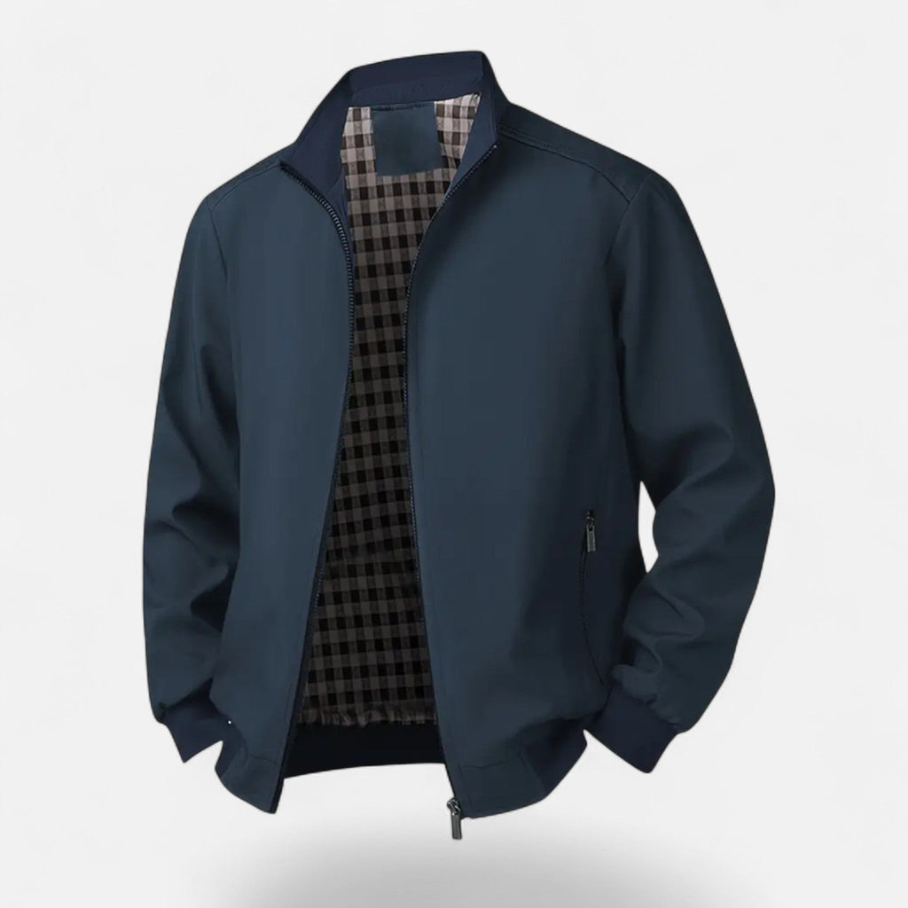 Rocal Outlet | Men’s Jacket – Lightweight Zip-Up Beige Elegance