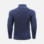 Rocal Outlet | Men’s Sweater – Lapel Knit Winter Classic