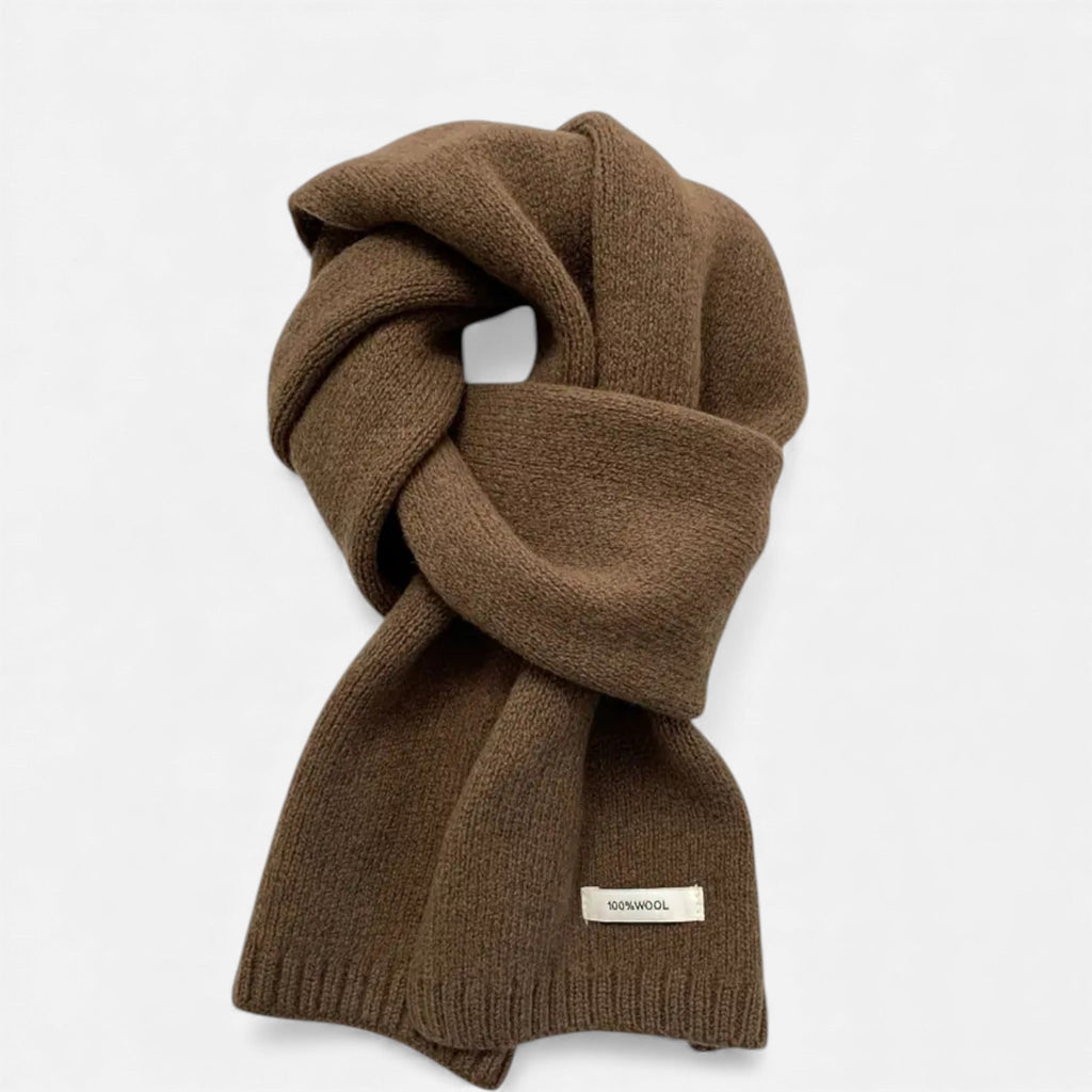 Rocal Outlet | Women’s 100% Wool Scarf – Vintage Solid Colour Winter Wrap