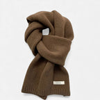 Rocal Outlet | Women’s 100% Wool Scarf – Vintage Solid Colour Winter Wrap