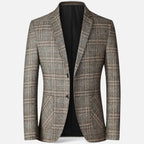Rocal Outlet | Men’s Lightweight Business Blazer – Geometric Elegance