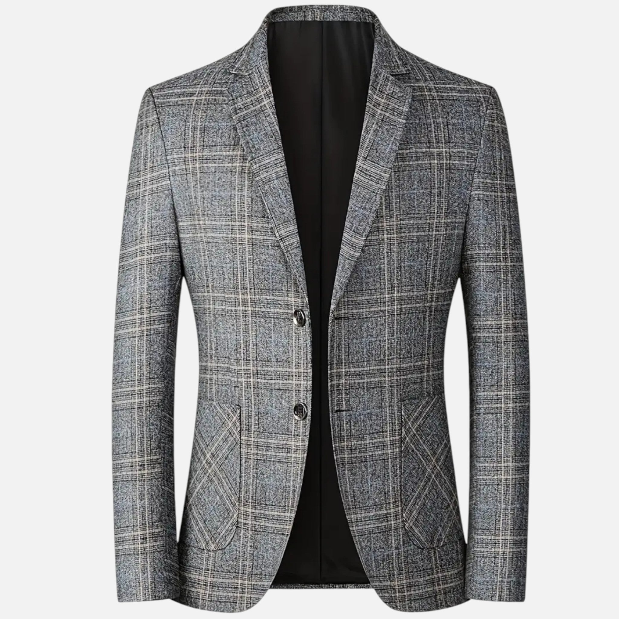 Rocal Outlet | Men’s Lightweight Business Blazer – Geometric Elegance