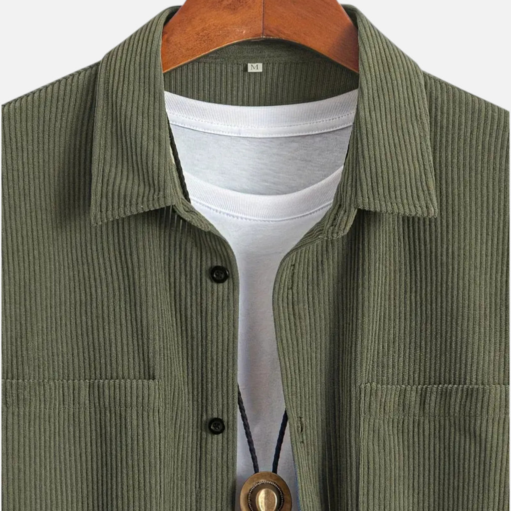 Rocal Outlet | Men’s Corduroy Shirt Jacket – Effortless Smart-Casual Charm