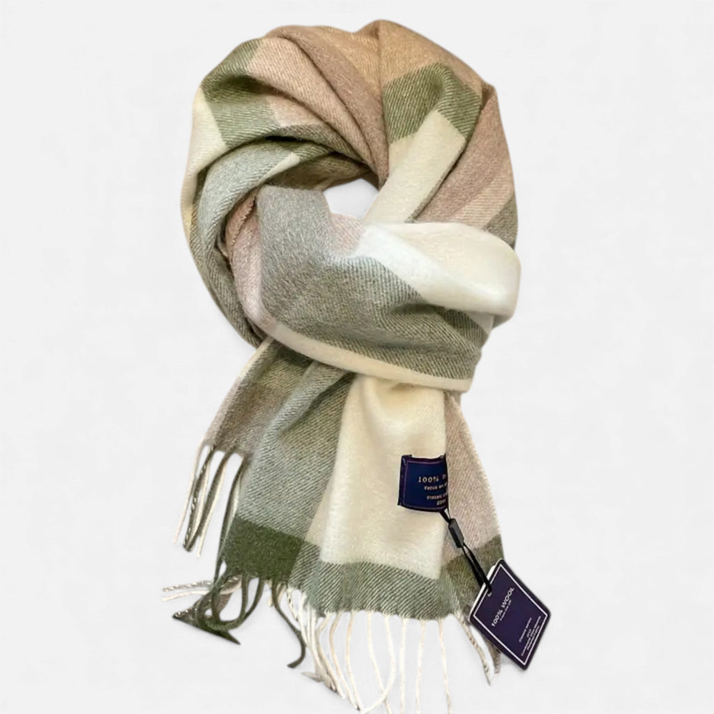 Rocal Outlet | British Classic Wool Scarf – Retro Striped Winter Elegance