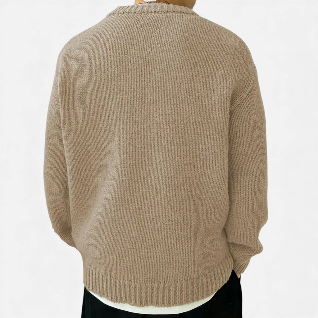 Rocal Outlet | Men’s Sweater – Crew-Neck Winter Essential