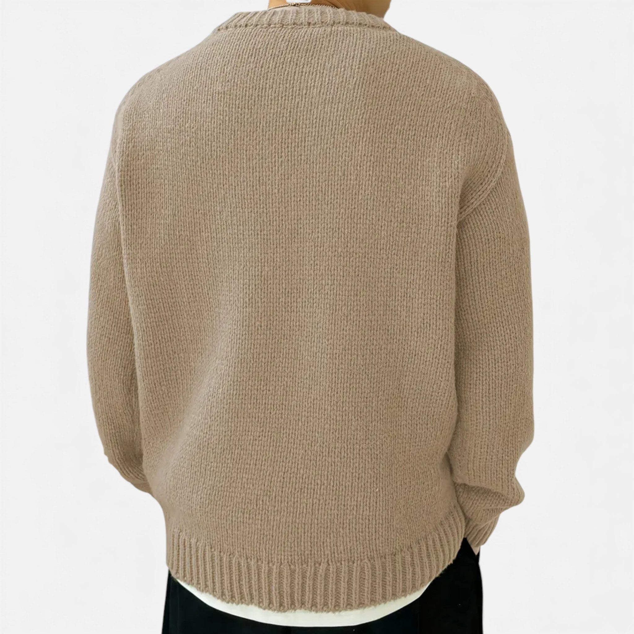 Rocal Outlet | Men’s Sweater – Crew-Neck Winter Essential