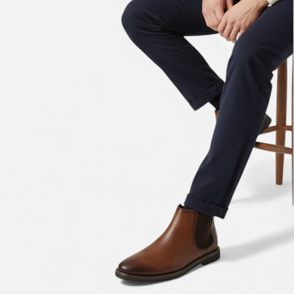 Rocal Outlet | Men’s Retro Ankle Boots – Two-Tone Heritage Style