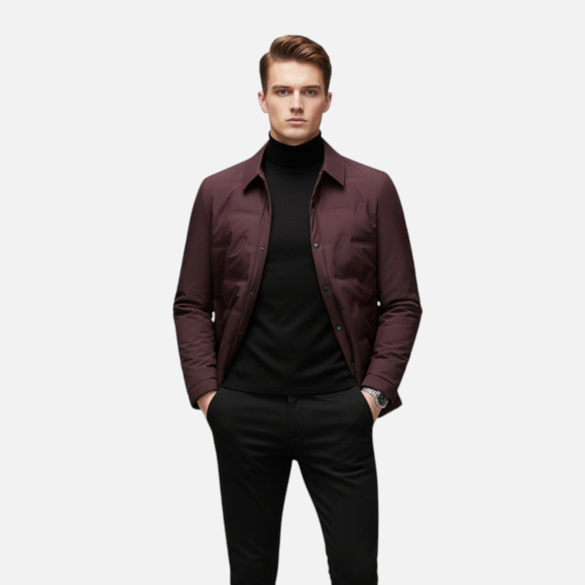 Rocal Outlet | Plumífero ligero de hombre – Elegancia clásica para invierno