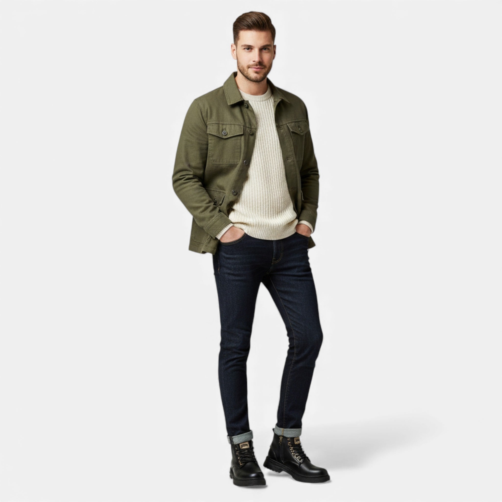 Rocal Outlet | Men’s Vintage Boots – Classic Short Lace-Up