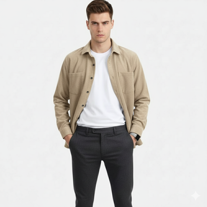 Rocal Outlet | Sobrecamisa de pana para hombre – Encanto casual elegante sin esfuerzo