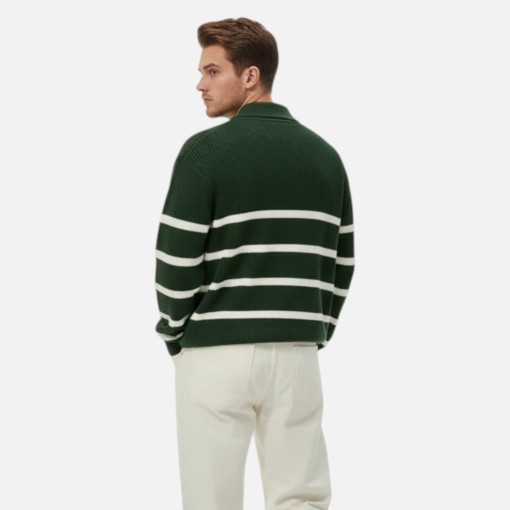 Rocal Outlet | Men’s Striped Knitwear – Heritage Casual Elegance