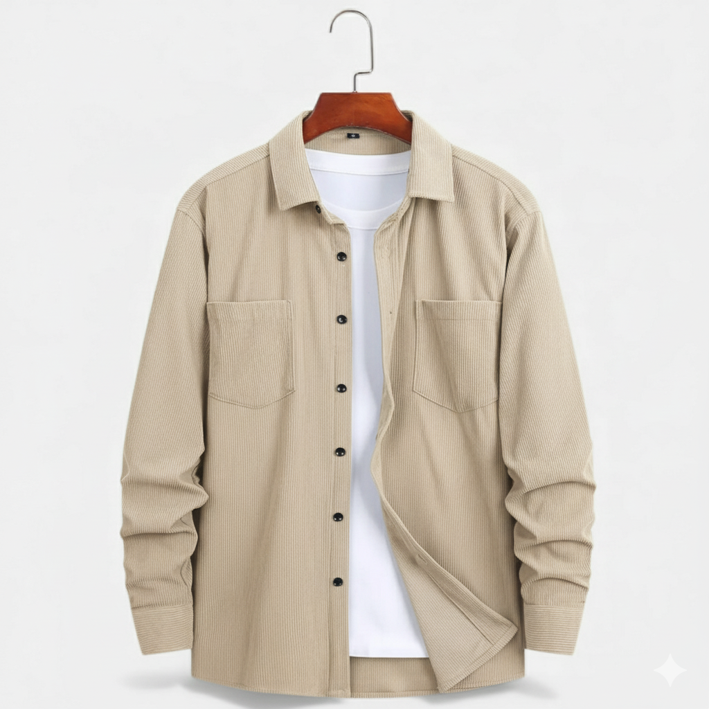 Rocal Outlet | Men’s Corduroy Shirt Jacket – Effortless Smart-Casual Charm