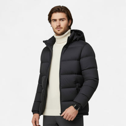 Rocal Outlet | Chaqueta acolchada de hombre – calidez tradicional con capucha