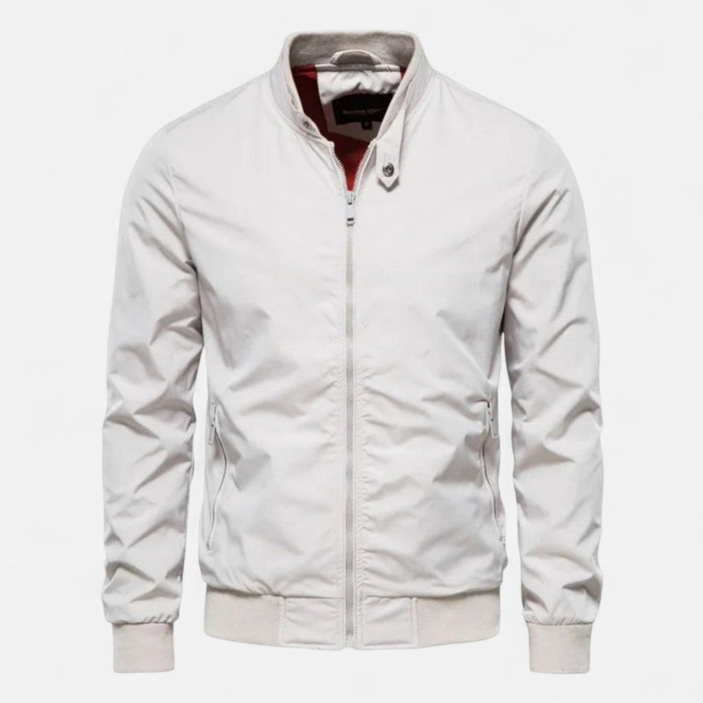 Rocal Outlet | Men’s Lightweight Bomber Jacket – Classic Ribbed Collar Design