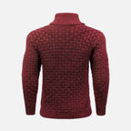 Rocal Outlet | Men’s Sweater – Lapel Knit Winter Classic