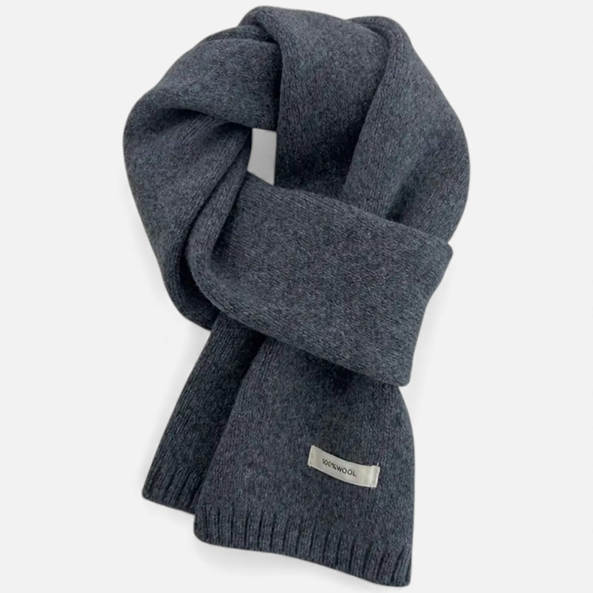 Rocal Outlet | Women’s 100% Wool Scarf – Vintage Solid Colour Winter Wrap
