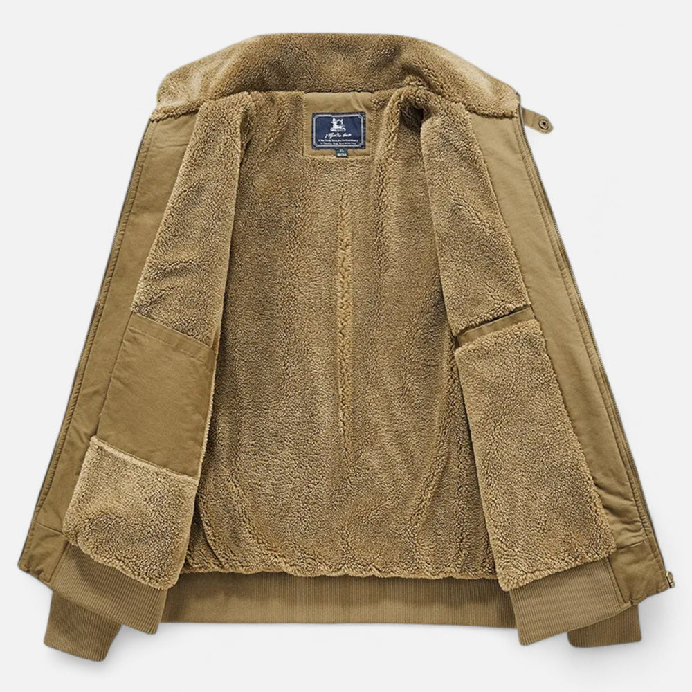 Rocal Outlet | Chaqueta para Hombre – Algodón y Lana de Cordero Atemporal