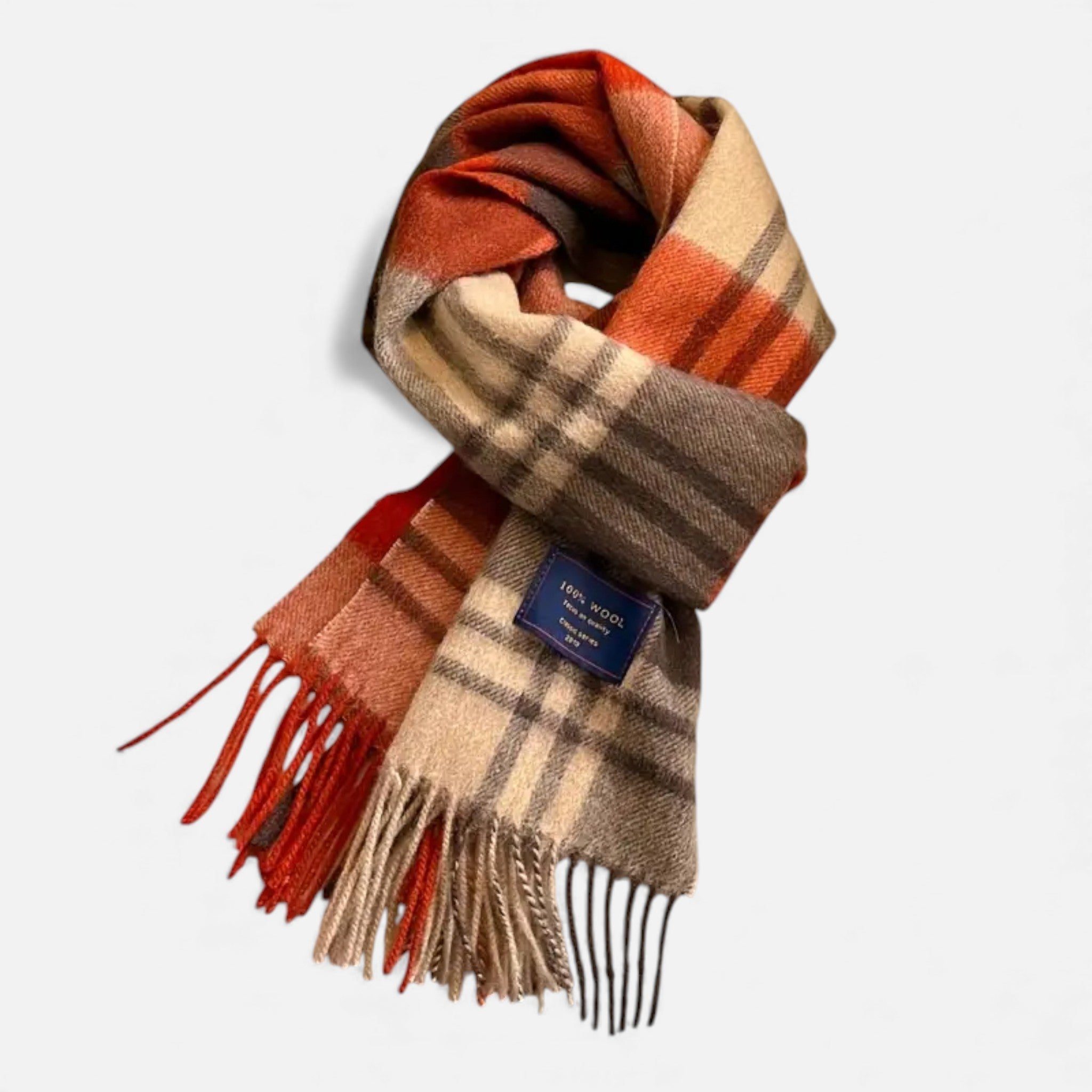 Rocal Outlet | British Classic Wool Scarf – Retro Striped Winter Elegance