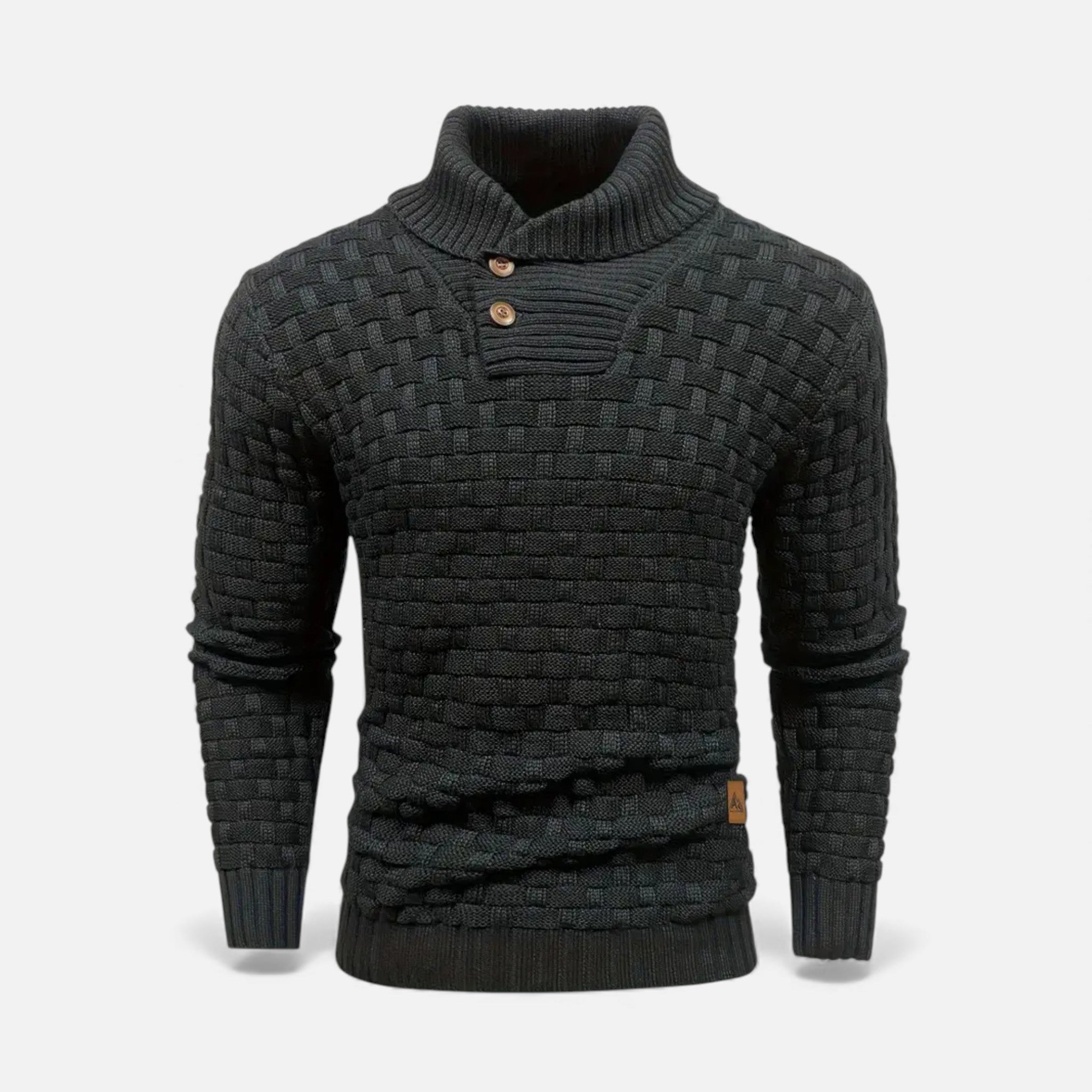 Rocal Outlet | Men’s Sweater – Lapel Knit Winter Classic
