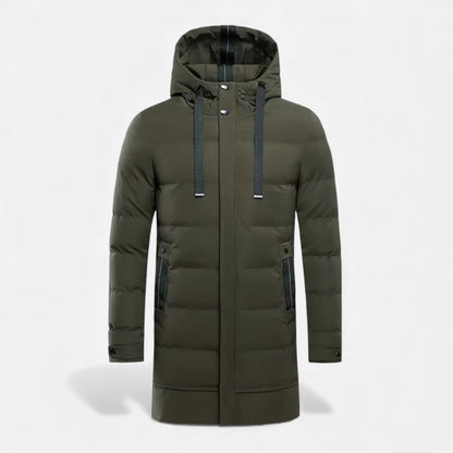 Rocal Outlet | Abrigo largo de hombre – esencial casual con capucha