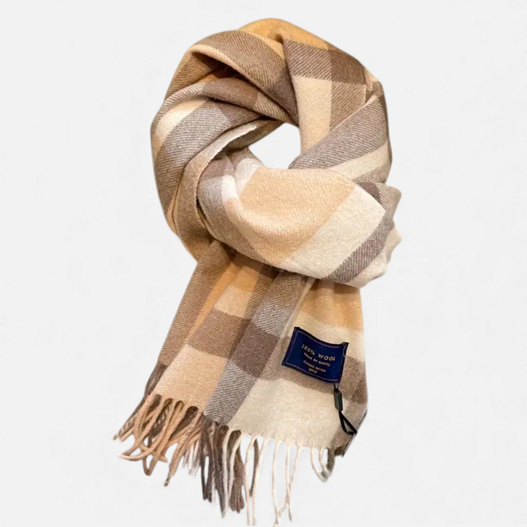 Rocal Outlet | British Classic Wool Scarf – Retro Striped Winter Elegance