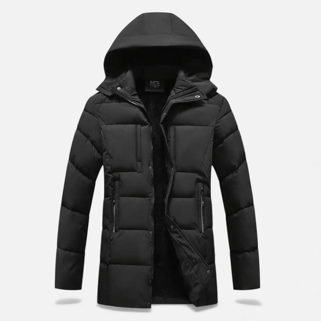 Rocal Outlet | Men’s Long Coat – Stand-Collar Winter Classic